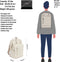 New Rebels William Milwaukee Beige 18L Rugzak Waterafstotend Laptop 15.6 Schooltas - Update: sterke ritsen
