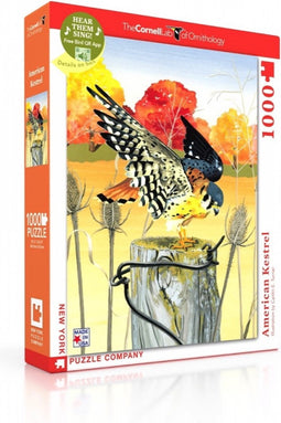 New York Puzzle Company - Cornell Lab American Kestrel - 1000 stukjes puzzel