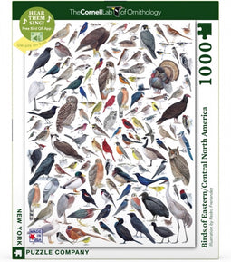New York Puzzle Company - Cornell Lab Birds of Eastern/Centr. North American - 1000 stukjes puzzel