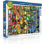 New York Puzzle Company - Cornell Lab Rainbow of Birds - 1000 stukjes puzzel