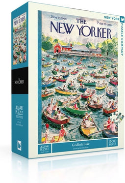 New York Puzzle Company Gridlock Lake - 1500 pieces