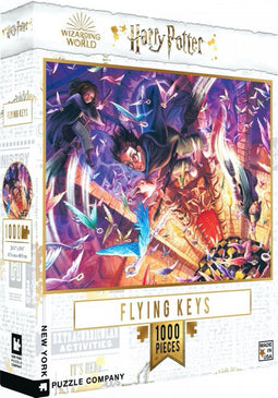 New York Puzzle Company Harry Potter 1000 Stukjes Puzzel - Vliegende Sleutels
