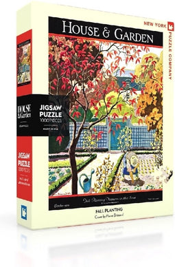 New York Puzzle Company - House & Garden Fall Planting - 1000 stukjes puzzel