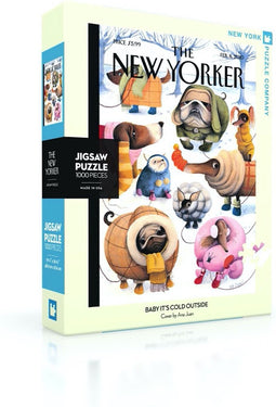 New York Puzzle Company - New Yorker Baby It’s Cold Outside - 1000 stukjes puzzel