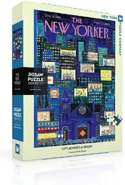 New York Puzzle Company - New Yorker City Advent Calendar - 1000 stukjes puzzel