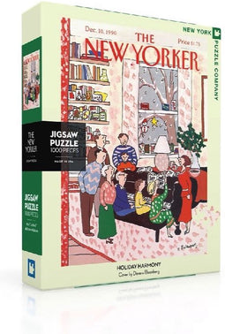 New York Puzzle Company - New Yorker Holiday Harmony - 1000 stukjes puzzel