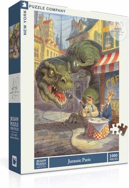New York Puzzle Company - Peter de Sève Jurassic Paris - 1000 stukjes puzzel