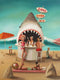 New York Puzzle Company Sand Shark Bar - 500 pieces
