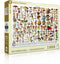 New York Puzzle Company - Vintage Images Mushrooms ~ Champignons - 1000 stukjes puzzel