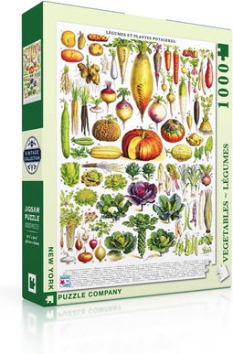 New York Puzzle Company - Vintage Images Vegetables ~ Légumes - 1000 stukjes puzzel