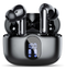 PrimeSound Sky Pro Draadloze Oordopjes - Active Noise Cancelling - LED Display - BT 5.3 - Zwart