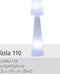 NewGarden Lola 110 cm buitenverlichting staande lamp wit kunststof