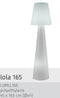 NewGarden Lola 165 cm buitenverlichting staande lamp wit kunststof