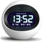Newgate Centre Of The Earth LCD Alarm Klok - Wit