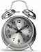 Newgate Klassiek Alarm Met Dubbele Bel Chroomeffect - Zonder Tikken - Zilver