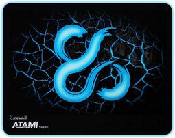 Newskill Gaming Atami Speed – Tappetino Gaming, grande, colore: blu/nero Game-muismat Zwart