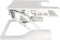 NewStar NS-WS100WHITE zit-sta werkplek