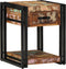 vidaXL - Nachtkastjes - 2 - stuks - 40x40x50 - cm - Massief - Gerecycled - Hout