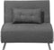 FARRIS - Slaapbank 1-zit - Grijs - Polyester