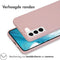 iMoshion Hoesje Geschikt voor Samsung Galaxy S22 Hoesje Siliconen - iMoshion Color Backcover - lichtroze
