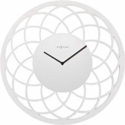 NeXtime Big Dreamcatcher - Klok - Rond - Hout - Ø 60 cm - Wit