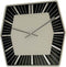NeXtime Hexagon - Klok - Glas - 43x43 cm - Zwart/Wit
