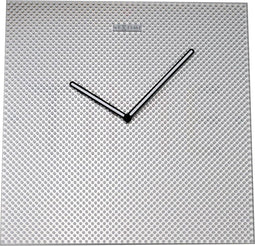 NeXtime Mistery Mirror - Klok - Vierkant - Glas - 43x43 cm - Metaalkleurig