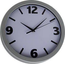 NeXtime Small Numbers - Klok - Rond - Kunstof/Glas - Ø30 cm - Wit