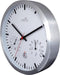 NeXtime - Stationsklok met weerstation - 25cm - Zendergestuurd - Wit
