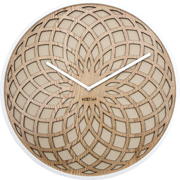 NeXtime Sun Small - Klok - Rond - Ø35 cm - Beige