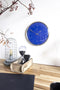 NeXtime - Wandklok - 33 cm - Metaal - Blauw - '60 Minutes'