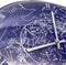 NeXtime - Wandklok - 35 cm - Bol Glas - 'Milky Way dome'