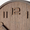 NeXtime - wandklok - 35 cm - Hout - Bruin - 'Wood Wood Medium'