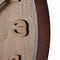 NeXtime - wandklok - 35 cm - Hout - Bruin - 'Wood Wood Medium'