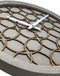 NeXtime - Wandklok - 39.5cm - Polyresin/Hout- Grijs - 'Concreto Love'