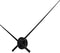 NeXtime - Wandklok - 70 cm - Zwart - 'Hands'