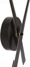 NeXtime - Wandklok - 70 cm - Zwart - 'Hands'