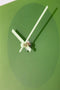 Nextime wandklok Bold Stripes glas - Kleur - Groen