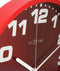 Nextime wandklok Dash - Kleur - Rood