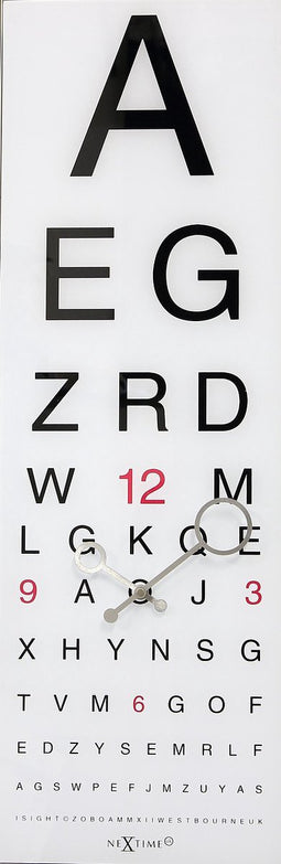 Nextime wandklok Eyesight glas