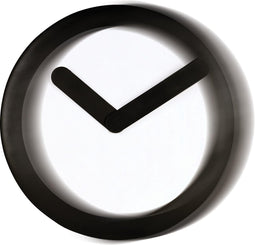 Nextime wandklok Focus kunststof - Kleur - Zwart