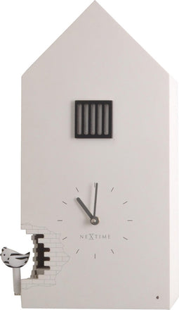 Nextime wandklok Freedom wit hout