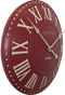 Nextime wandklok London Roman - Kleur - Rood