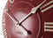 Nextime wandklok London Roman - Kleur - Rood
