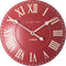 Nextime wandklok London Roman - Kleur - Rood