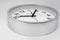 NeXtime wandklok NXT diam. 25 - 5 kunststof zilver - witte wijzerplaat