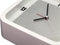 NeXtime - Wekker- 20 x 20 x 6 cm - Hout - Wit - 'Square Alarm'