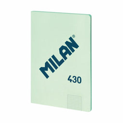 Milan 57243G48GR, Monochromatisch, Lichtgroen, A4, 48 vel, 95 g/m², Ruitjespapier