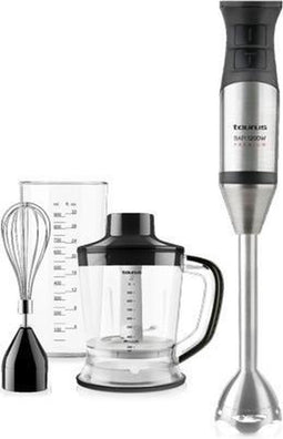 Taurus Bapi 1200 Premium Plus Inox Blender voor op aanrecht Zwart, Transparant 1200 W