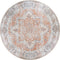 House Nordic Vloerkleed Havana Ø200cm Blauw/Oranje